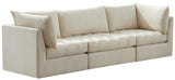 Jacob Cream Velvet Modular Sofa