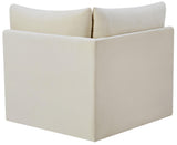 Jacob Cream Velvet Corner