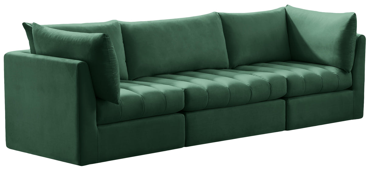 Jacob Green Velvet Modular Sofa
