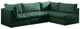 Jacob Green Velvet Modular Sectional