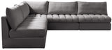 Jacob Grey Velvet Modular Sectional