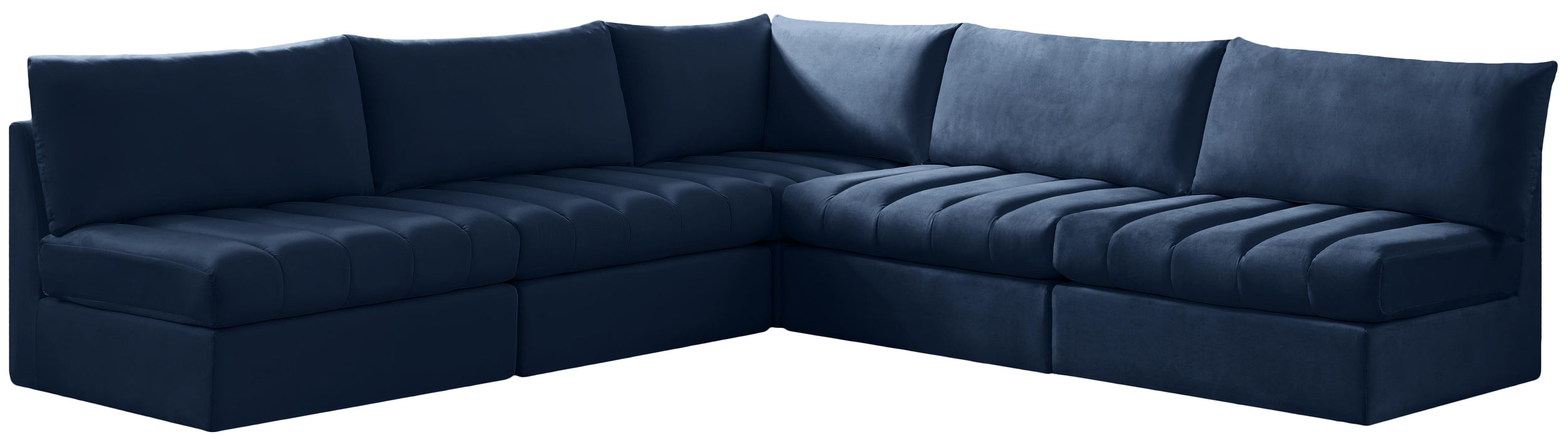 Jacob Navy Velvet Modular Sectional