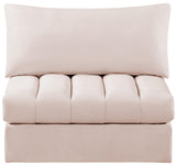 Jacob Pink Velvet Armless