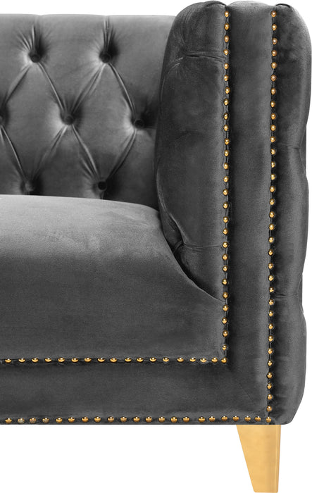 Michelle Grey Velvet Chair