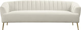 Tori Cream Velvet Sofa