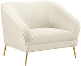 Hermosa Cream Velvet Chair