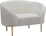 Ritz Cream Velvet Chair