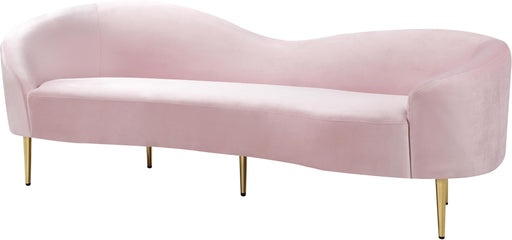 Ritz Pink Velvet Sofa image