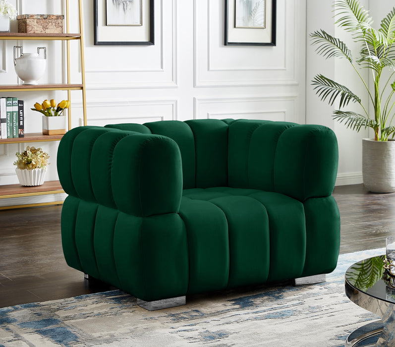 Gwen Green Velvet Chair