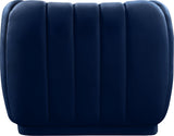 Dixie Navy Velvet Chair