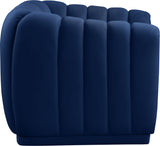 Dixie Navy Velvet Chair