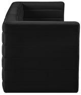Quincy Black Velvet Modular Sofa