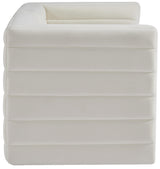 Quincy Cream Velvet Modular Sofa