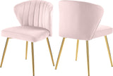 Finley Pink Velvet Dining Chair