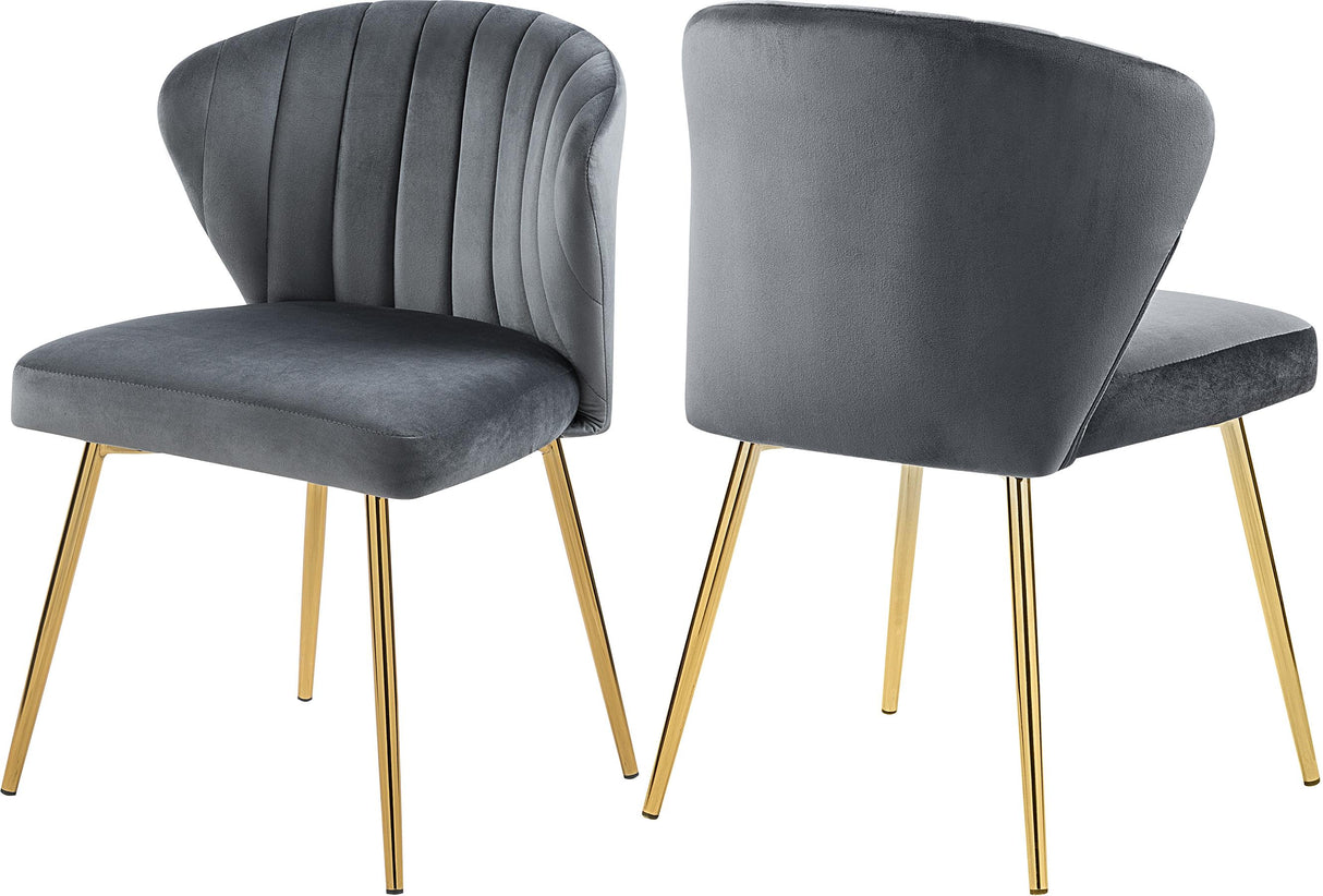 Finley Grey Velvet Dining Chair