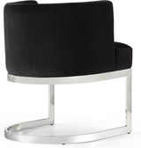Gianna Black Velvet Dining Chair