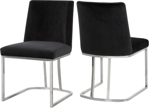 Heidi Black Velvet Dining Chair image