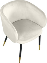 Louise Cream Velvet Dining Chair