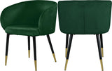 Louise Green Velvet Dining Chair