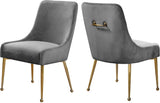 Owen Grey Velvet Dining Chair