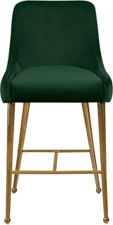 Owen Green Velvet Stool