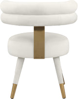 Fitzroy Cream Velvet Dining Chair