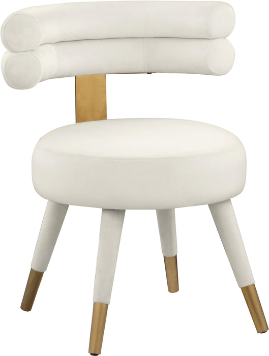 Fitzroy Cream Velvet Dining Chair