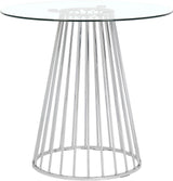 Gio Chrome Counter Height Table