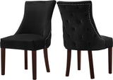 Hannah Black Velvet Dining Chair