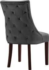 Hannah Grey Velvet Dining Chair