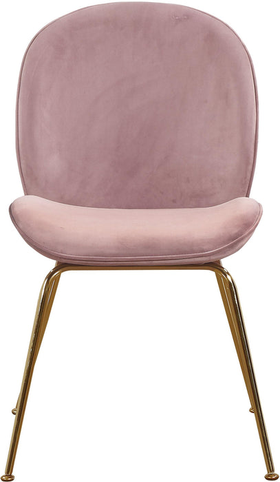 Paris Pink Velvet Dining Chair