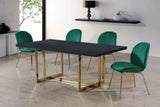 Paris Green Velvet Dining Chair