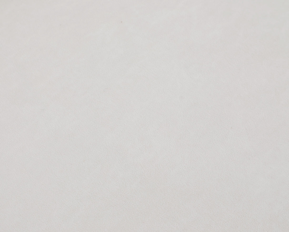 Cozy Cream Velvet Ottoman