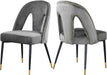 Akoya Grey Velvet Dining Chair image