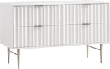 Modernist White Gloss Dresser