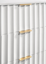 Modernist White Gloss Chest