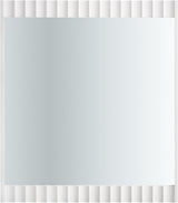 Modernist White Gloss Mirror