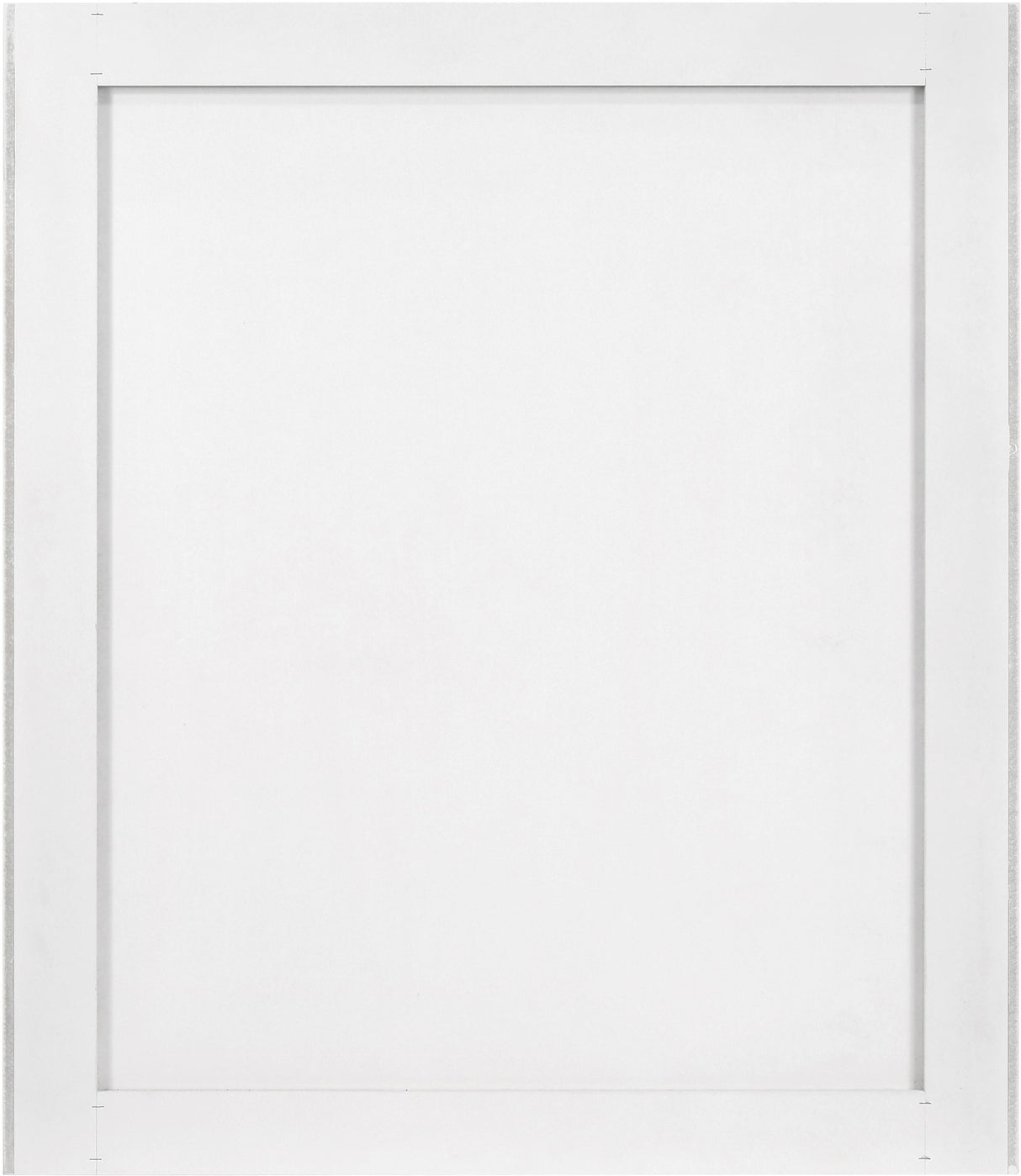 Modernist White Gloss Mirror