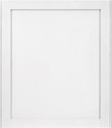 Modernist White Gloss Mirror