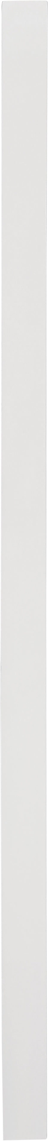 Modernist White Gloss Mirror