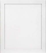 Modernist White Gloss Mirror