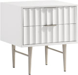 Modernist White Gloss Night Stand