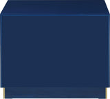 Cosmopolitan Navy Lacquer Side Table