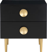 Zayne Black Night Stand