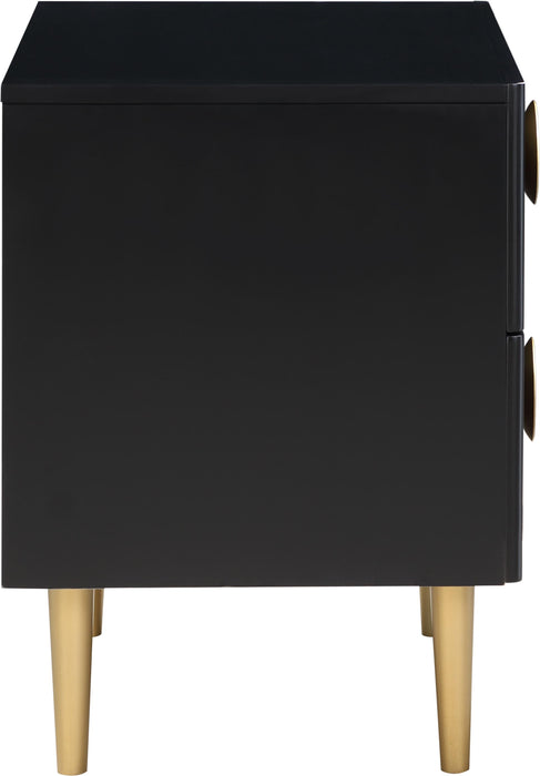 Zayne Black Night Stand