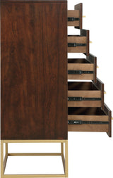 Maxine Cherry / Gold Chest