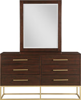 Maxine Cherry / Gold Dresser