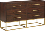 Maxine Cherry / Gold Dresser