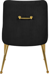 Ace Black Velvet Dining Chair