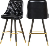 Portnoy Black Faux Leather Counter/Bar Stool